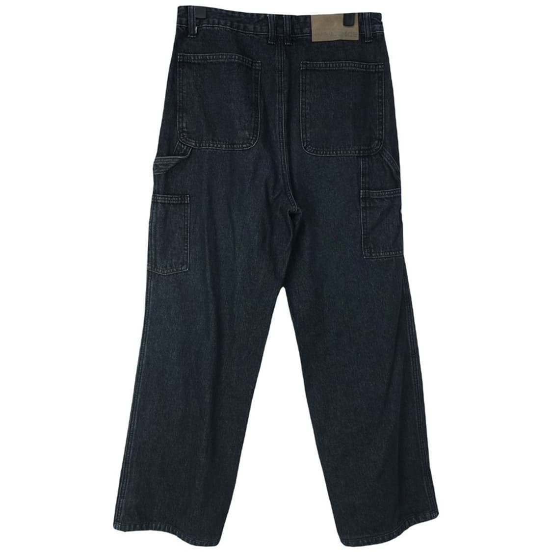 [인사일런스] 루즈핏 흑청 블랙 데님 팬츠 청바지 M18332 상품이미지3