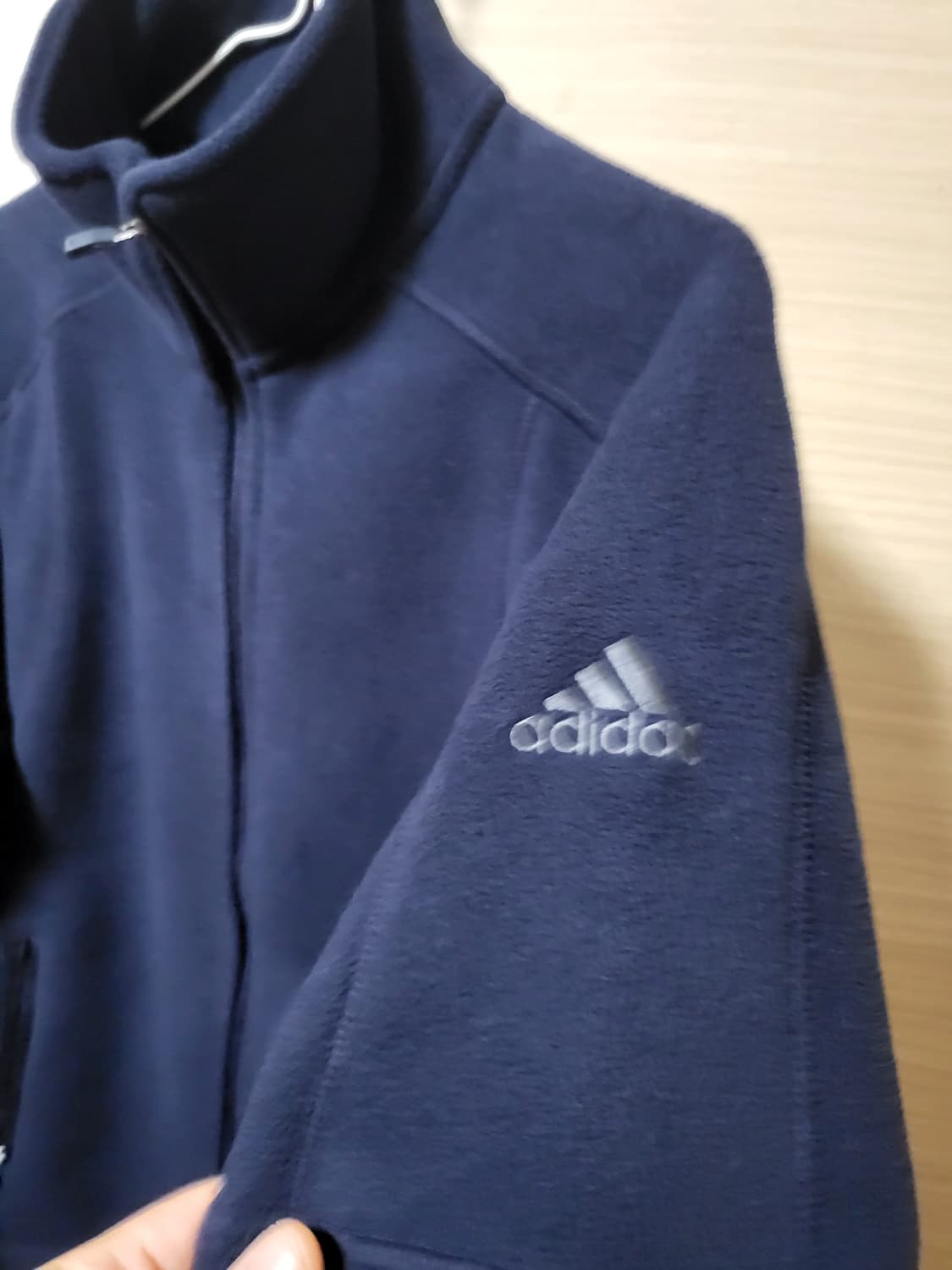아디다스 네이비 플리스 집업 s~m 상품이미지1