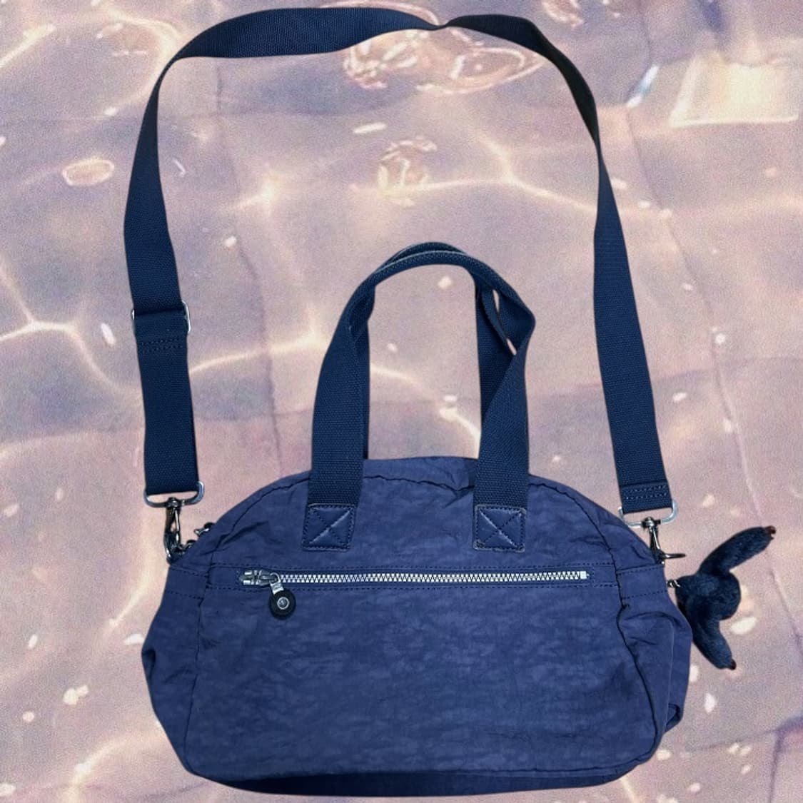 키플링 투 포켓 크로스백 토트백 숄더백 가방 블루 y2k 상품이미지3