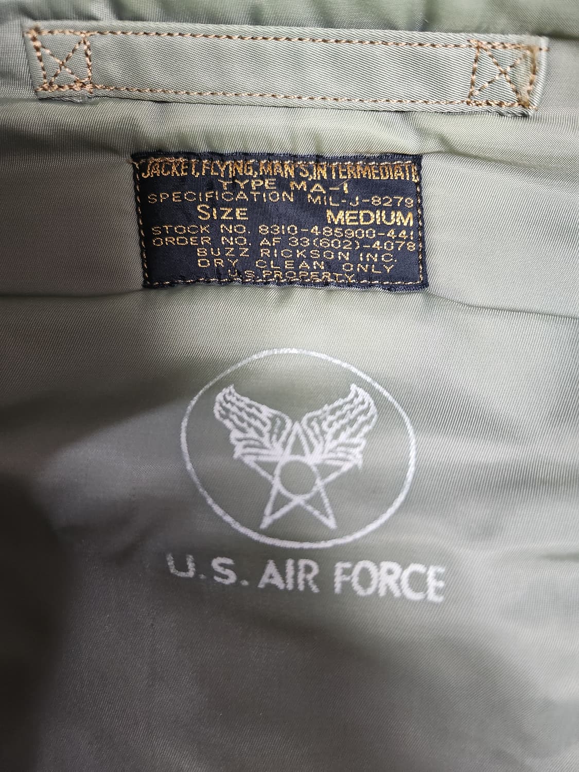 버즈릭슨 MA-1  M사이즈 상품이미지7