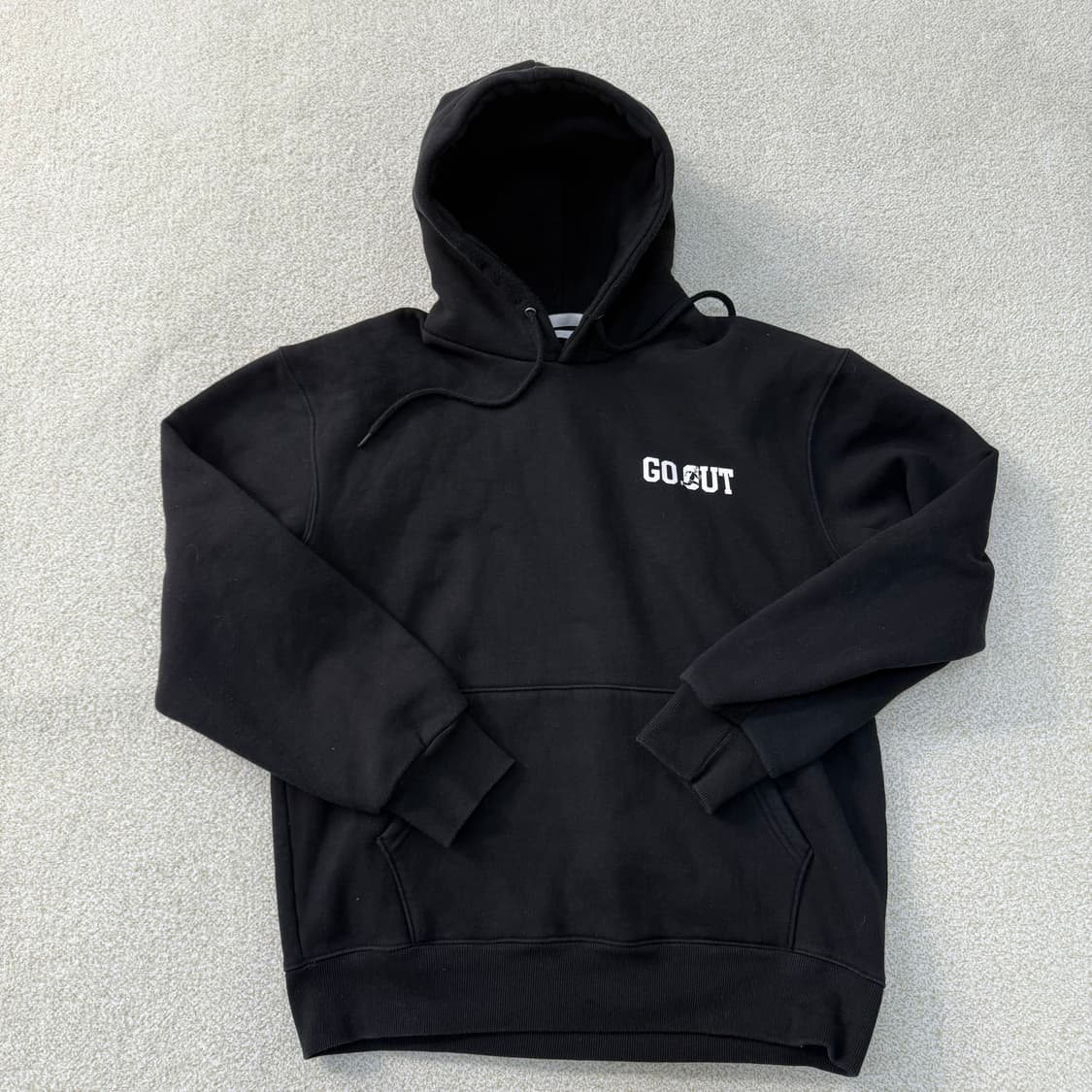 [실측확인] 브릿 BRIT 블랙 후드티 0102T1 상품이미지1