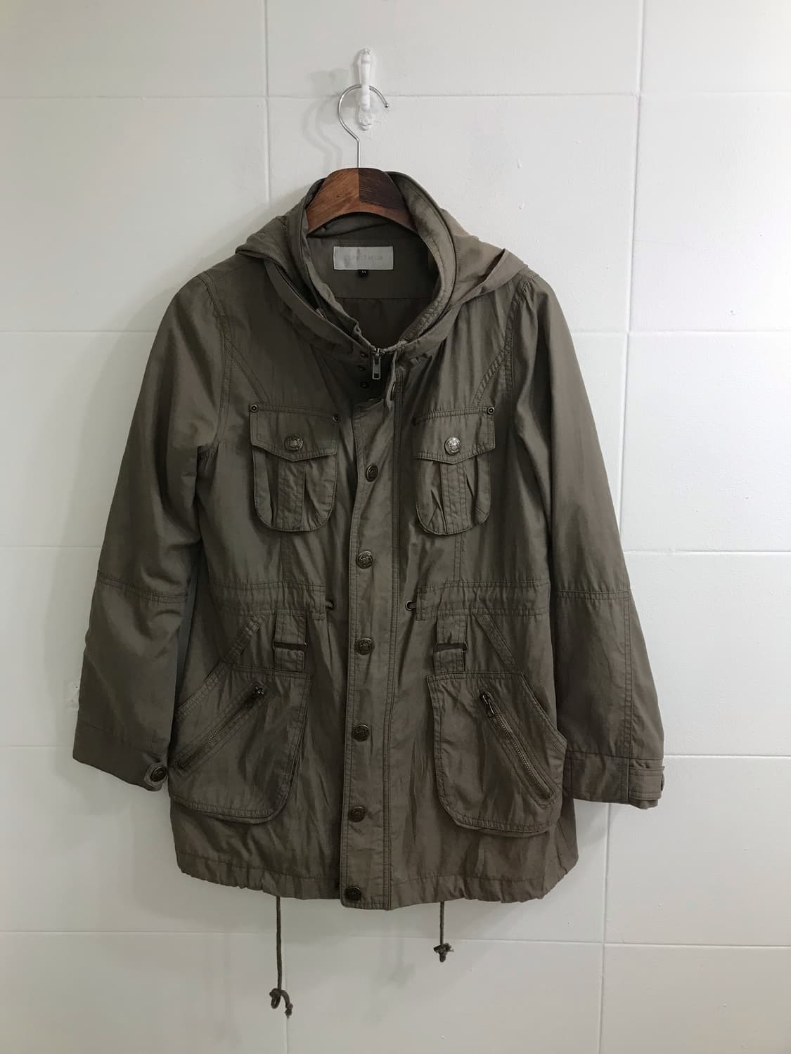 카키 그런지 모리걸 야상 벌룬스커트 코디세트 상품이미지4