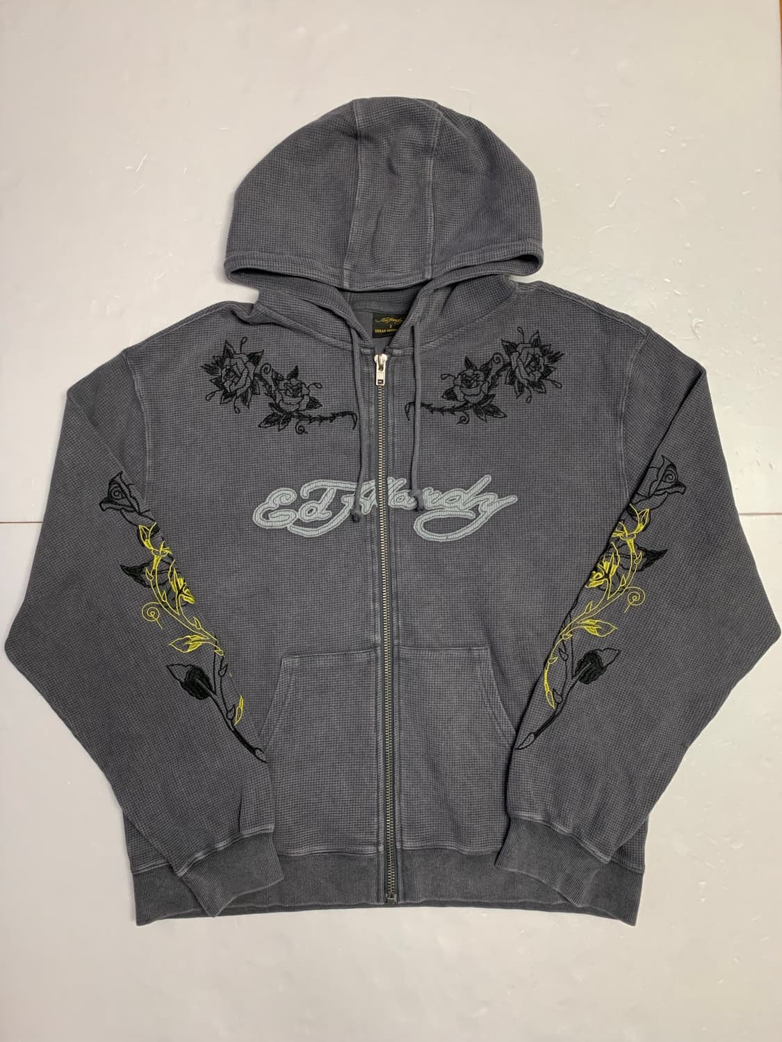 에드하디 워시드 와플 써멀 후드집업 상품이미지2