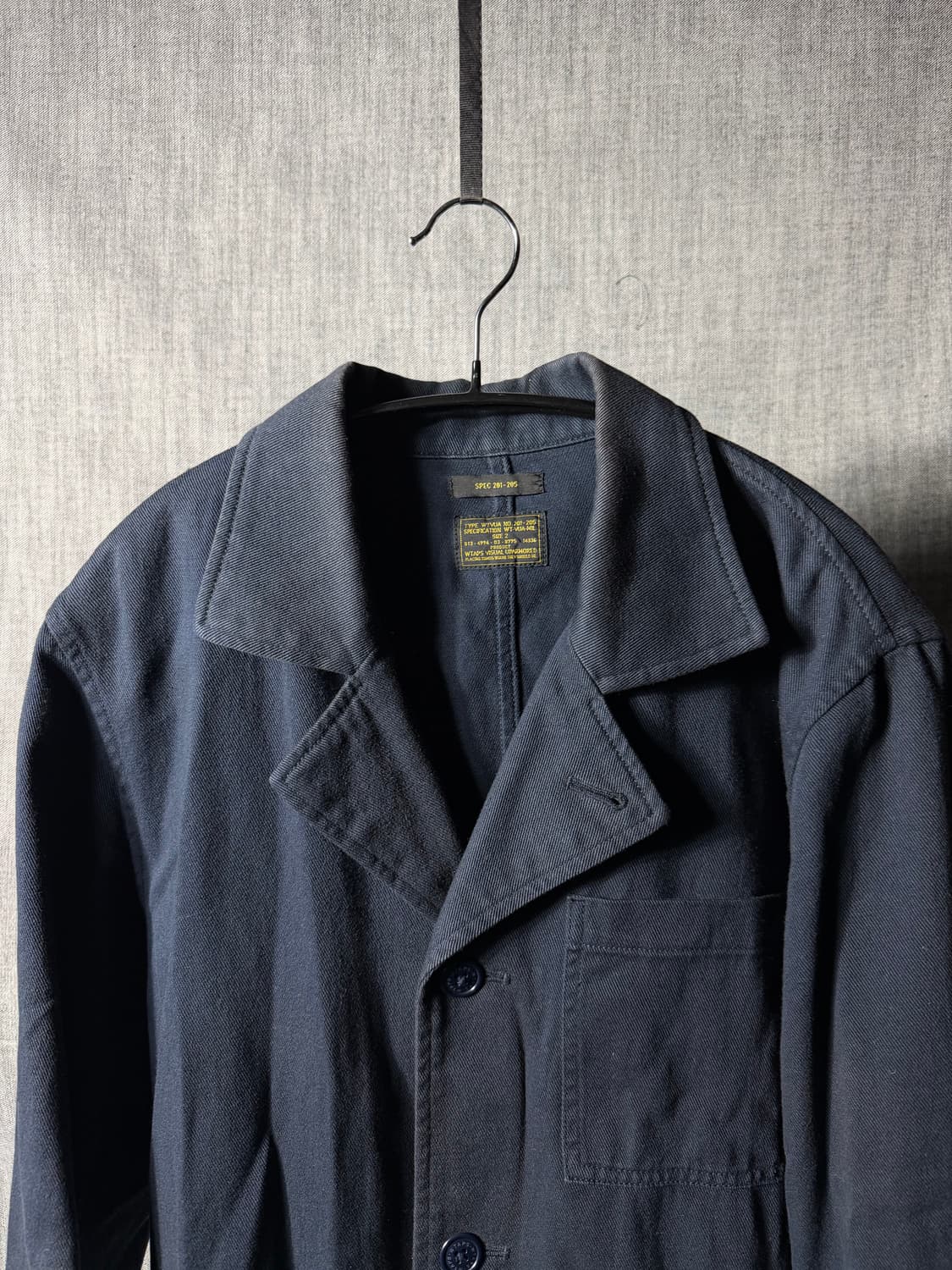 더블탭스 코튼카라 샵코트 상품이미지3