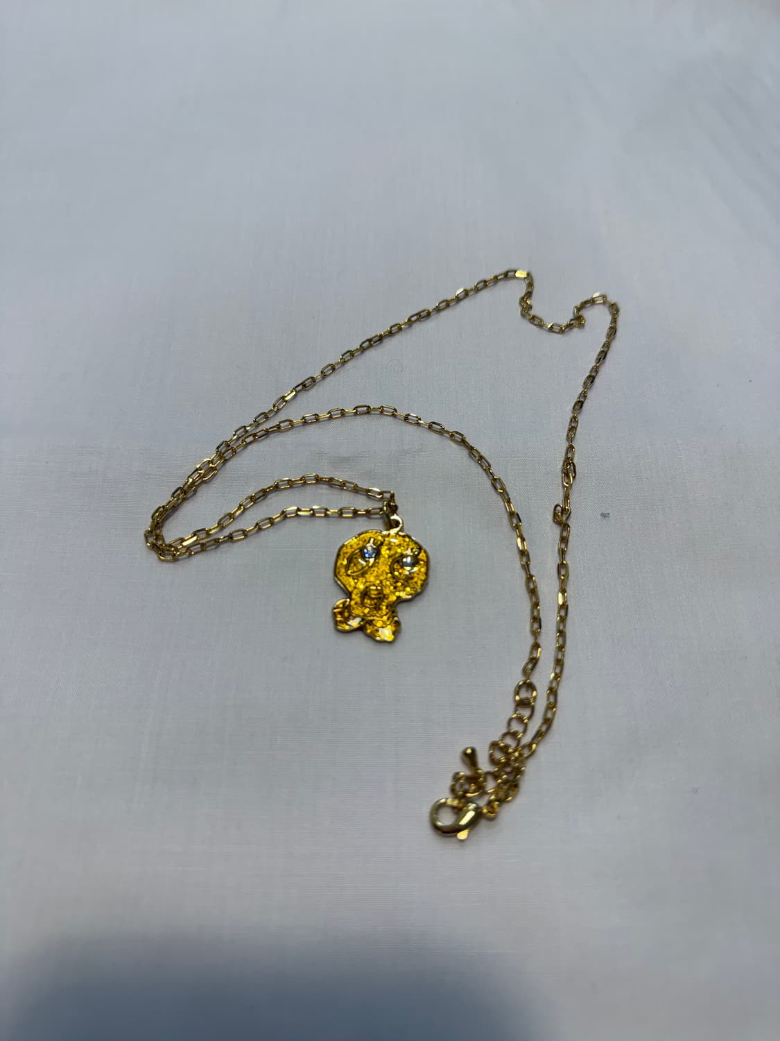 츠모리치사토 키치 캐릭터 골드 목걸이 상품이미지2