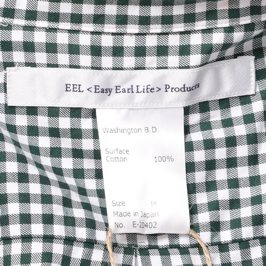 EEL Check Pattern Shirt  상품이미지7