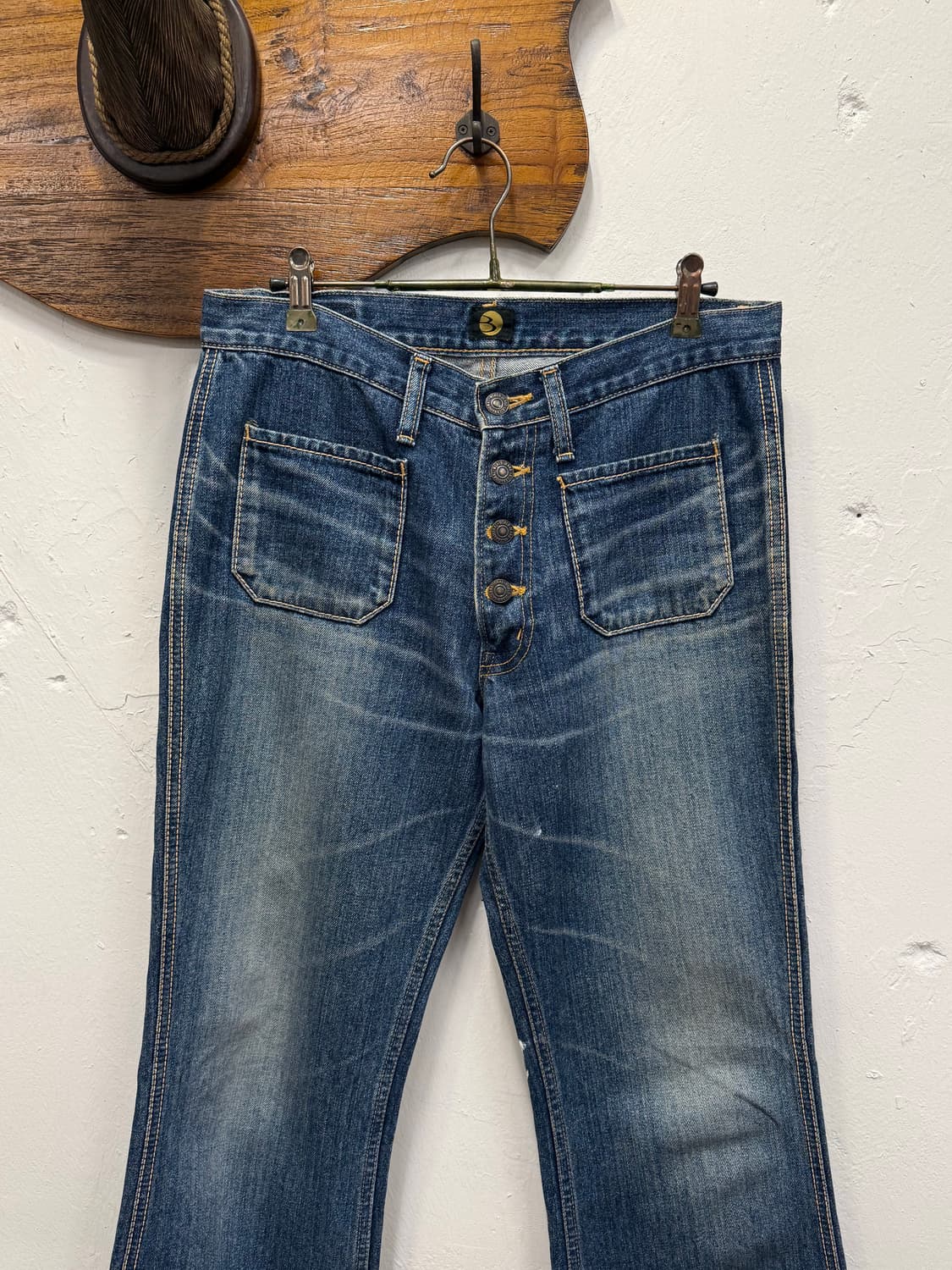 31) Japan Big John Button-Fly Flared Jea 상품이미지2