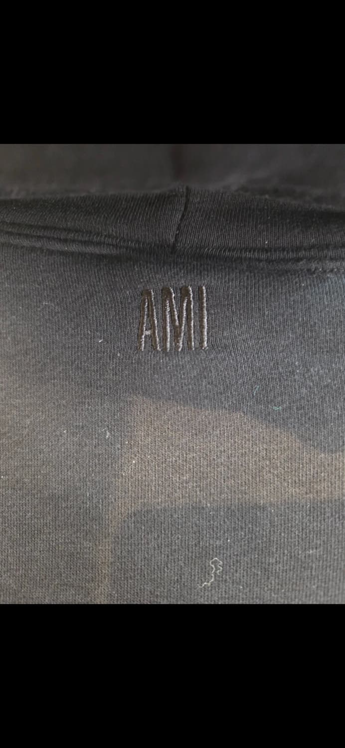 아미 블랙 후드티 상품이미지3