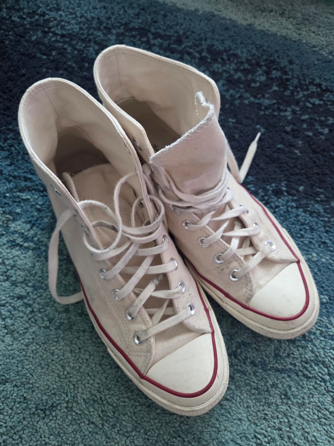 Converse 컨버스 척 70 하이 파치먼트 아이보리 275mm 상품이미지1