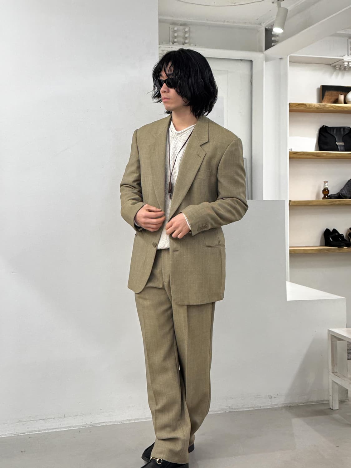 90년대 조르지오 아르마니 수트 셋업 상품이미지1