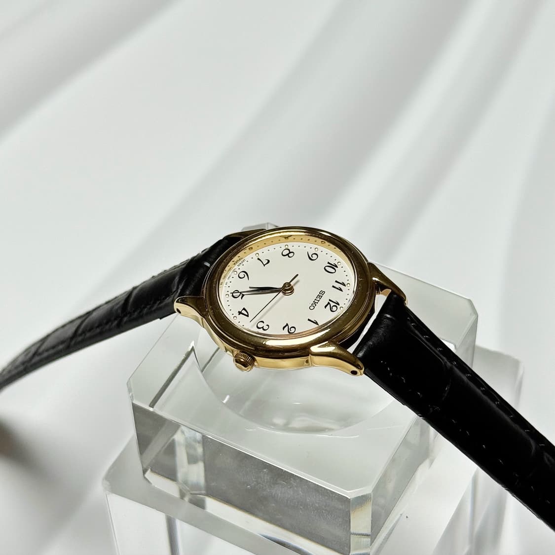 80's90's 빈티지 세이코 클래식 골드 아라비아 인덱스 워치 상품이미지3