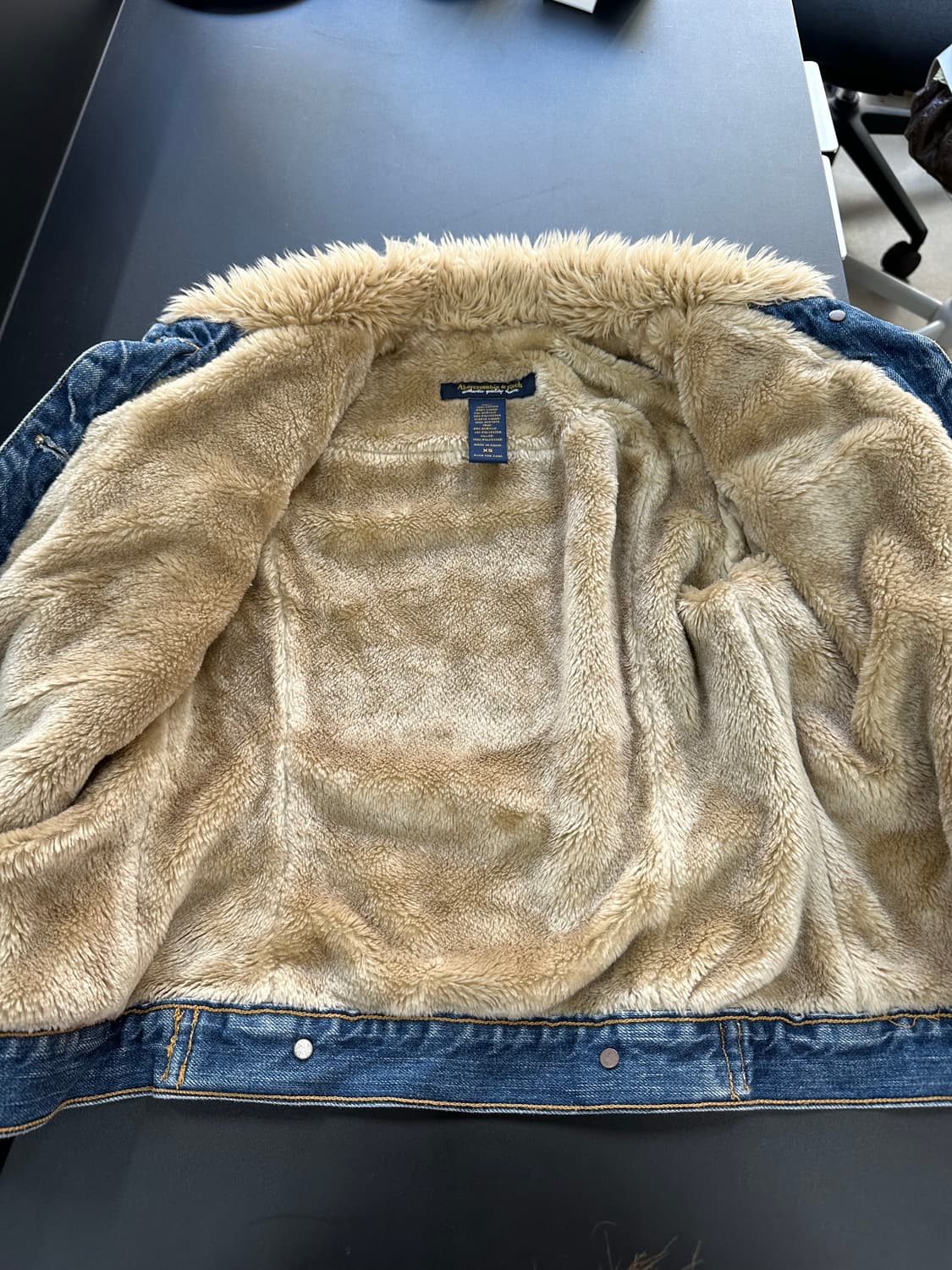 아베크롬비 양털 퍼 데님자켓 상품이미지4