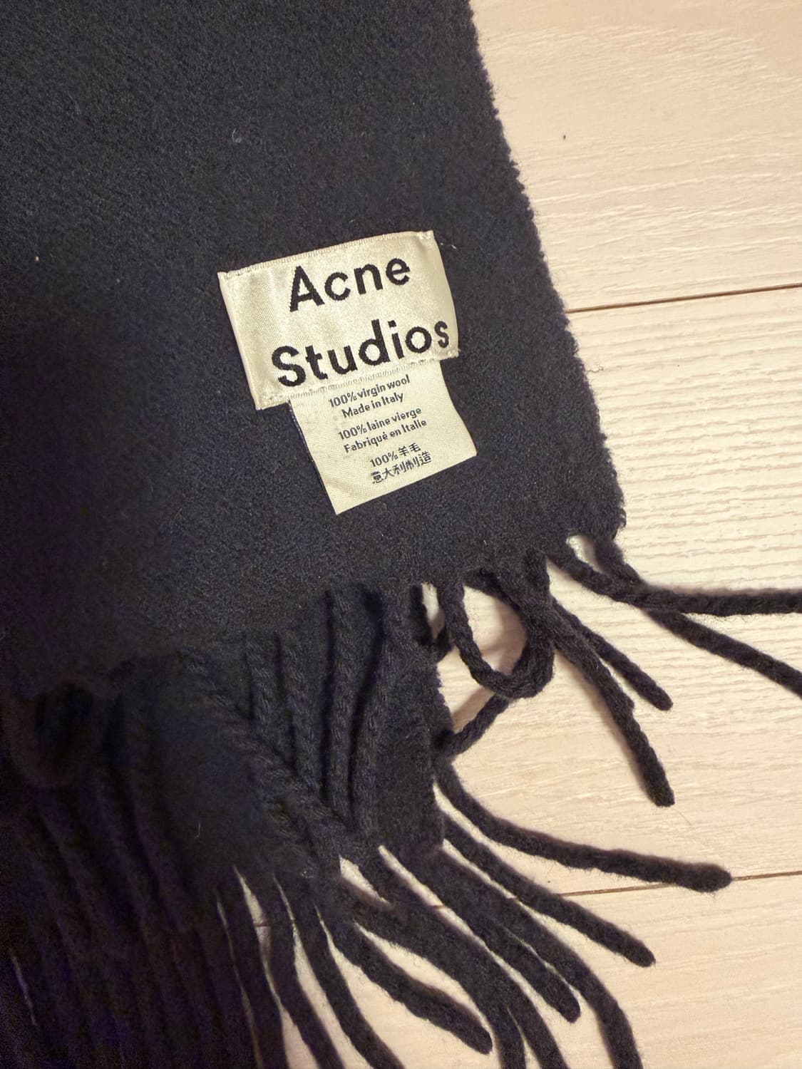 아크네스튜디오 머플러 베이지,네이비 일괄 상품이미지3