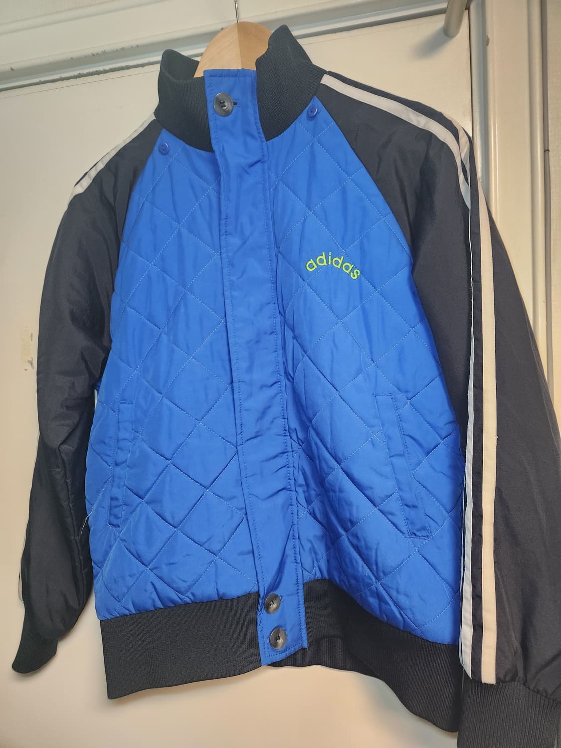 아디다스 JR 블루 누빔 패티드 점퍼 (신장165용) 상품이미지1