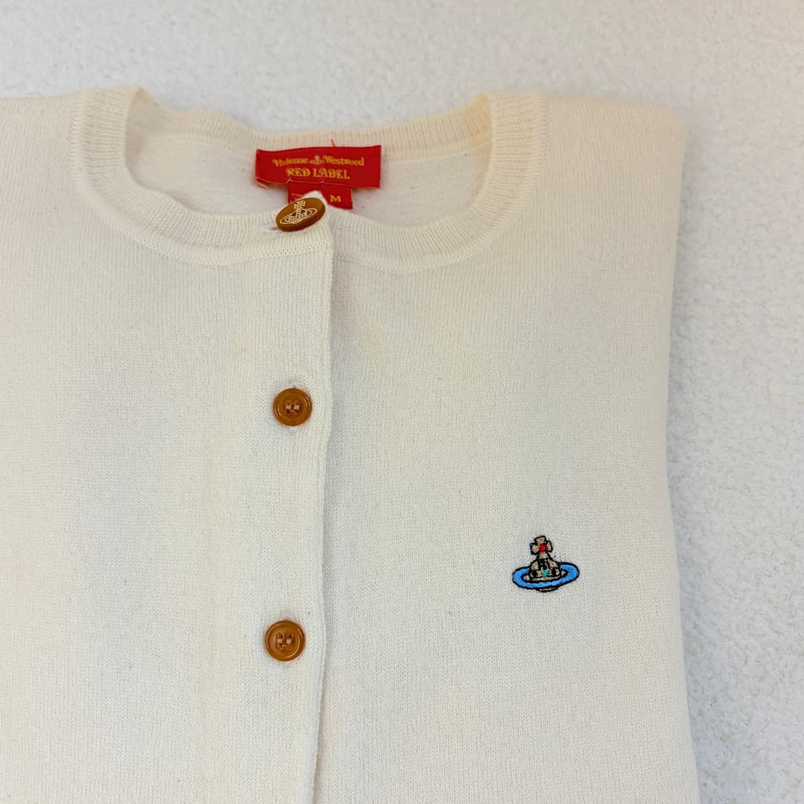 비비안웨스트우드 미니 로고 울 가디건 상품이미지3