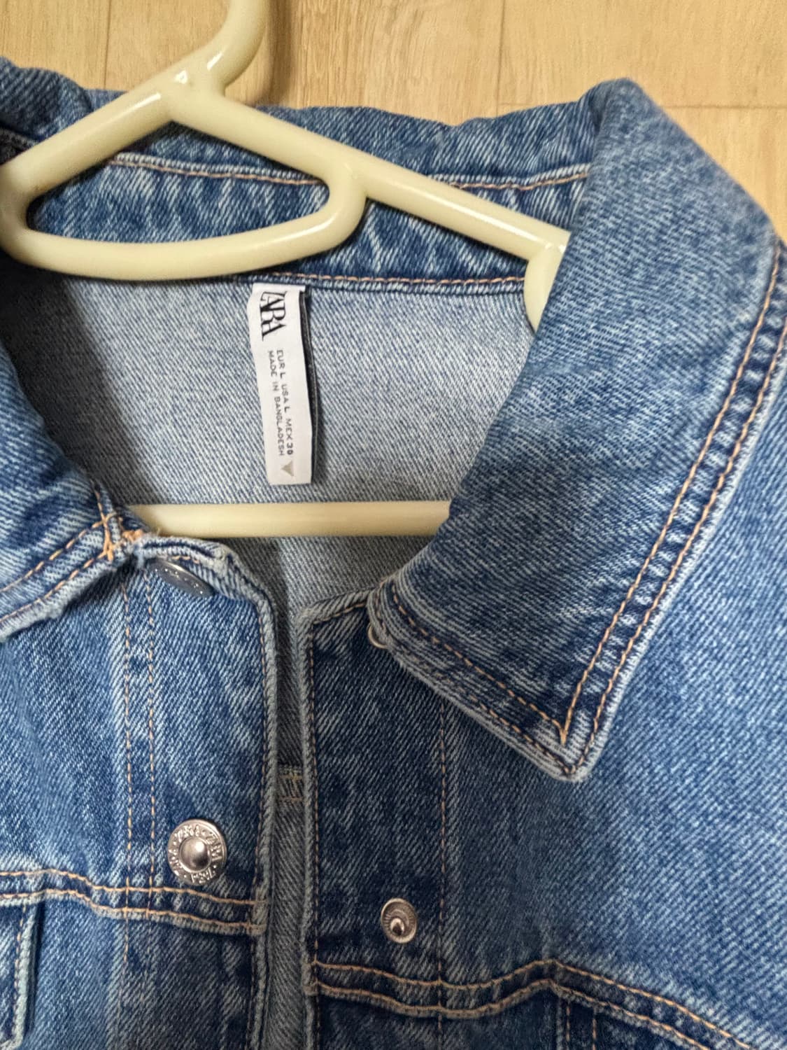 자라 크롭 청자켓 상품이미지2