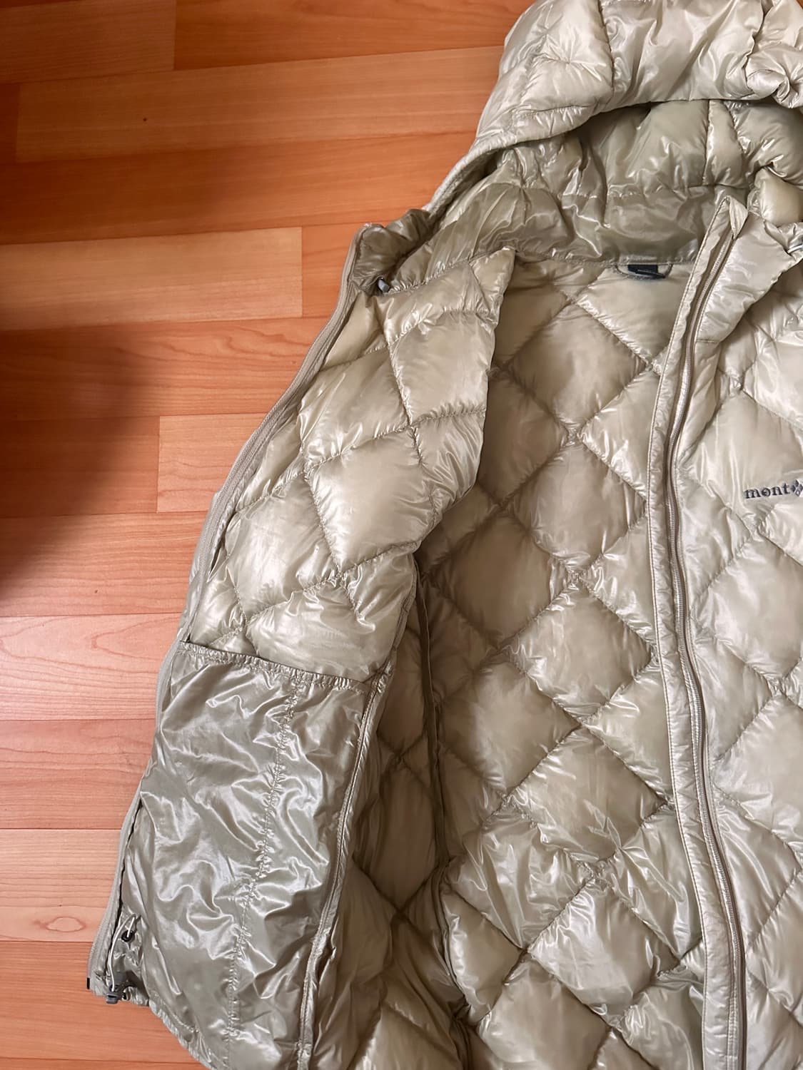 몽벨 수페리어 800 경량패딩 여성 XL 아이보리 상품이미지6