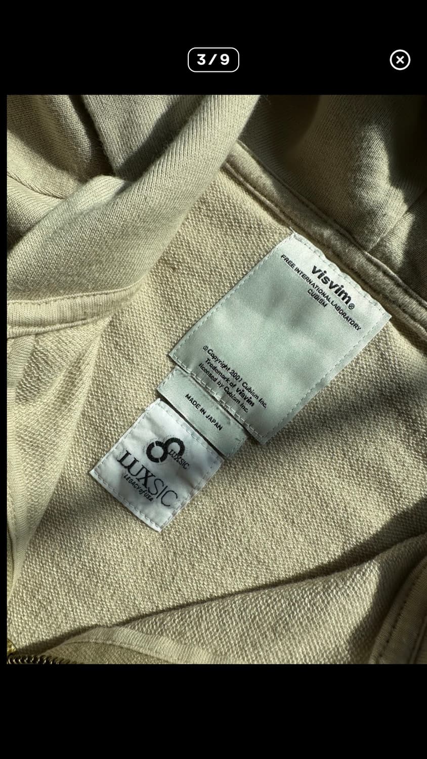 (급처) Visvim Zip Hoodie 상품이미지3