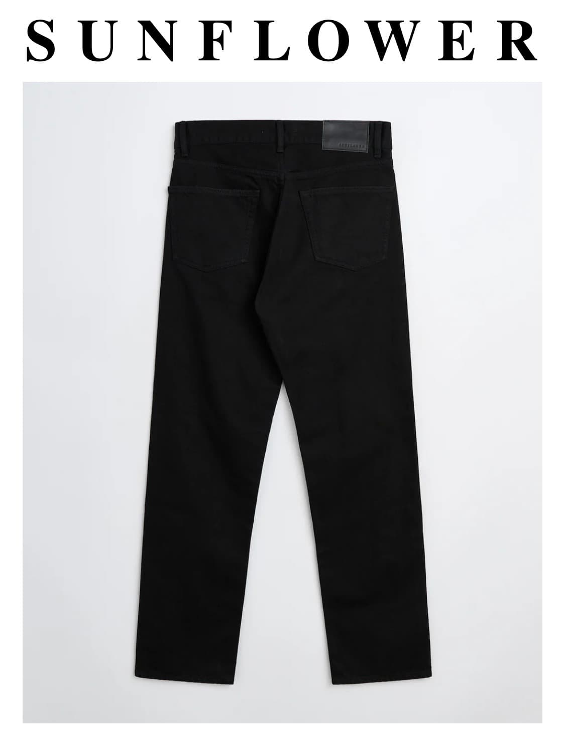 썬플라워 loose denim black rinse 29사이즈 상품이미지2