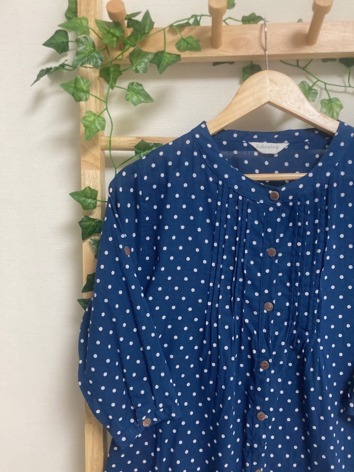 도트 블라우스 상품이미지2