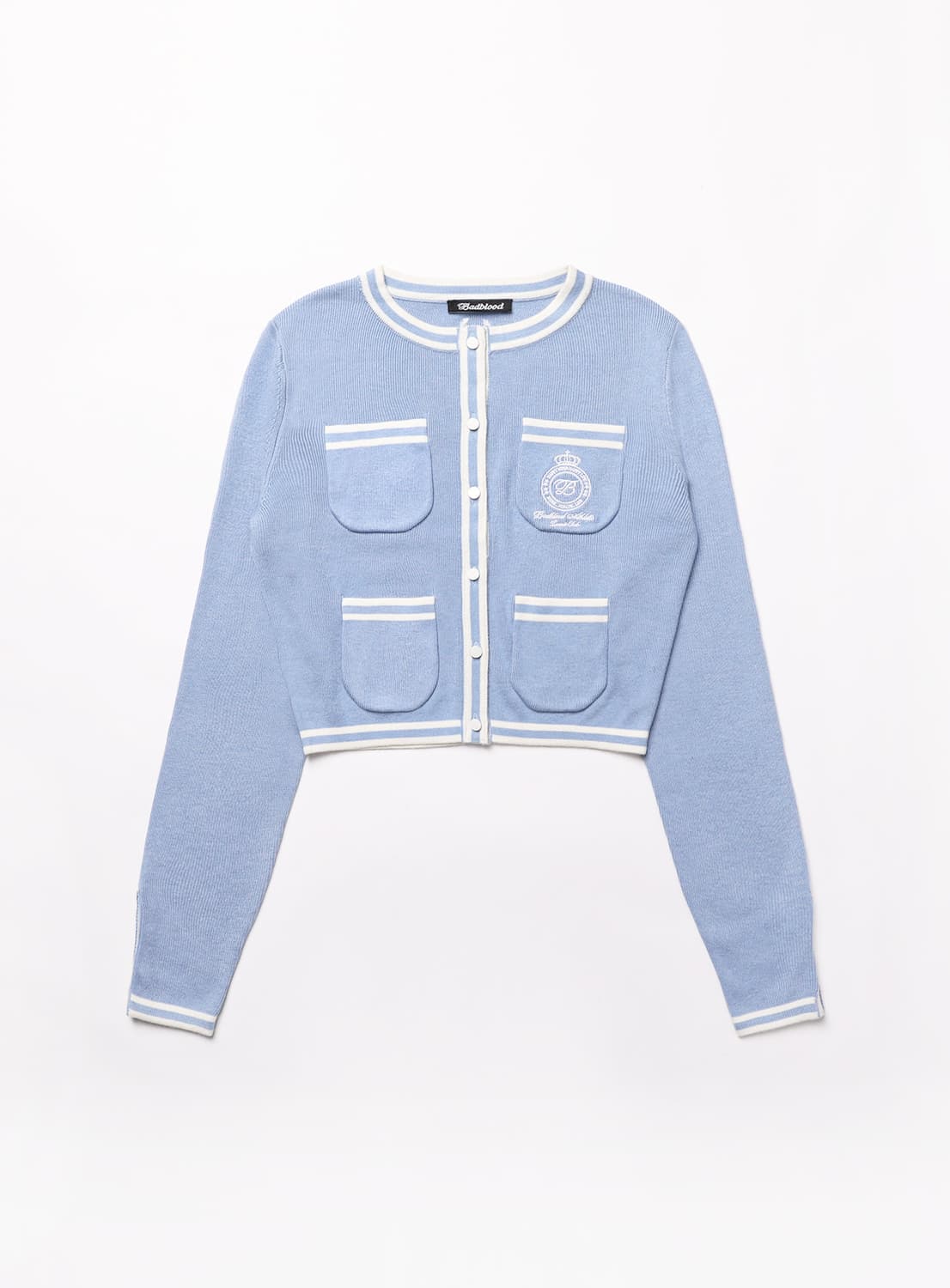 배드블러드 크라운 로고 가디건 상품이미지6