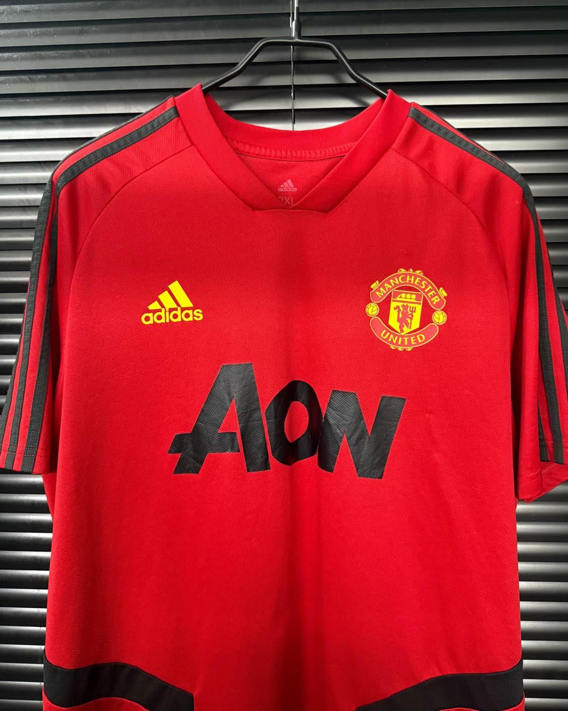 아디다스 맨유 맨체스터 유나이티드 축구 유니폼 18-19 2XL 반팔 티 상품이미지3