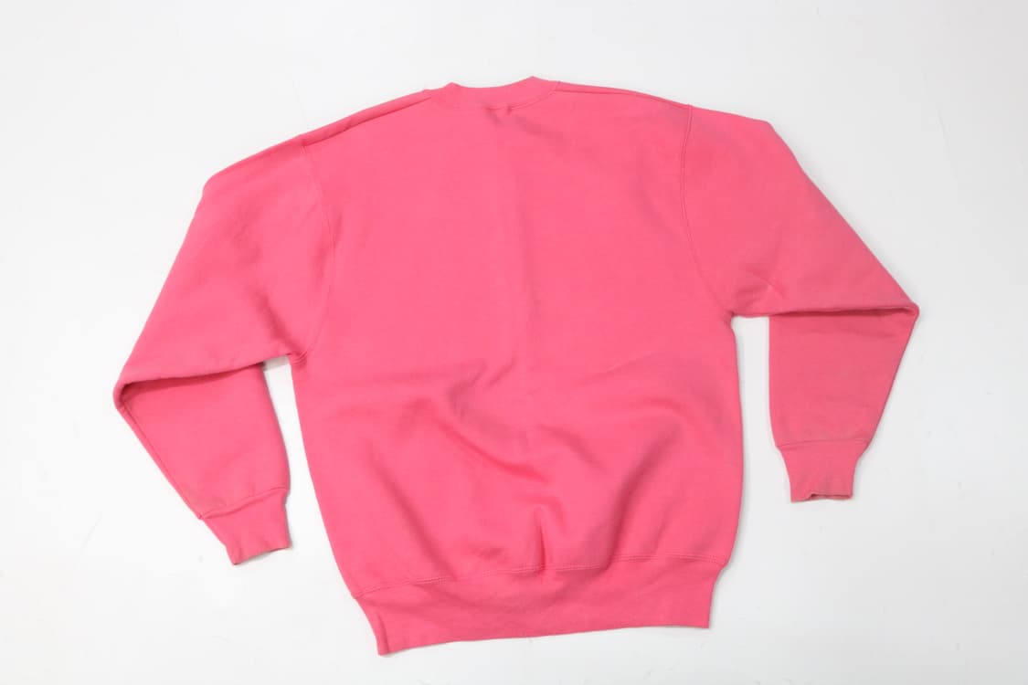 먼싱웨어 90s 빈티지 USA제 핫핑크 스웨트셔츠 (M) 상품이미지8