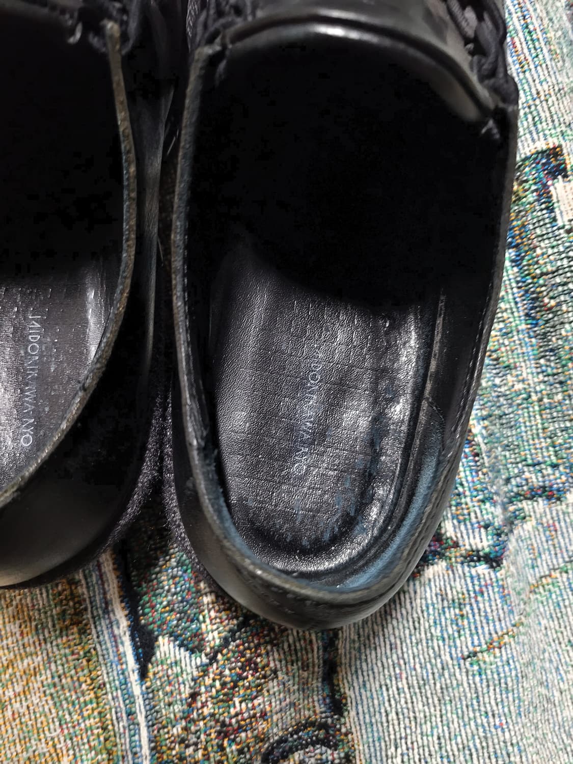 미도리카와 뉴 체인 레더 슈즈 상품이미지7