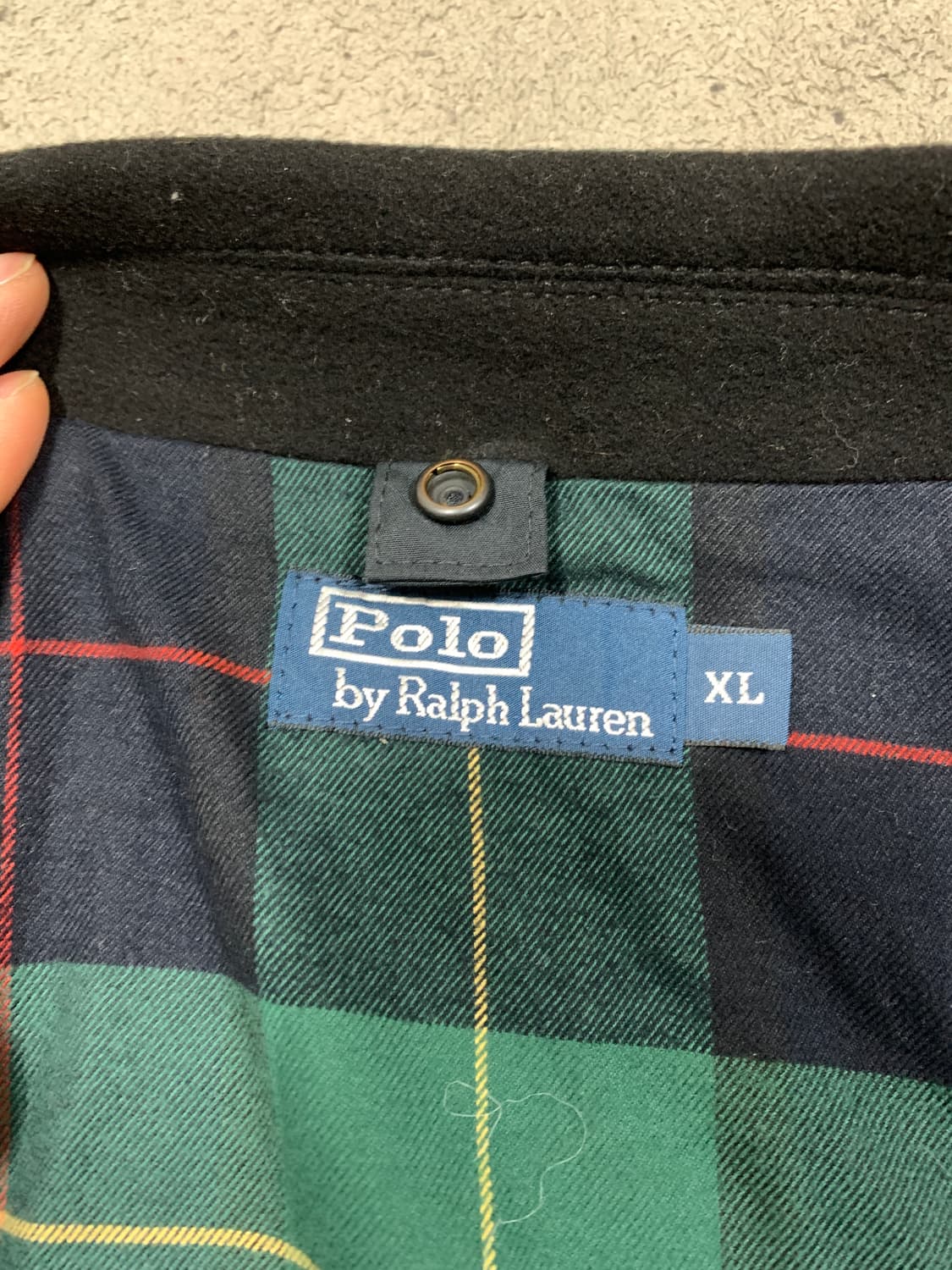 폴로 랄프로렌 울 카코트 xl 상품이미지2