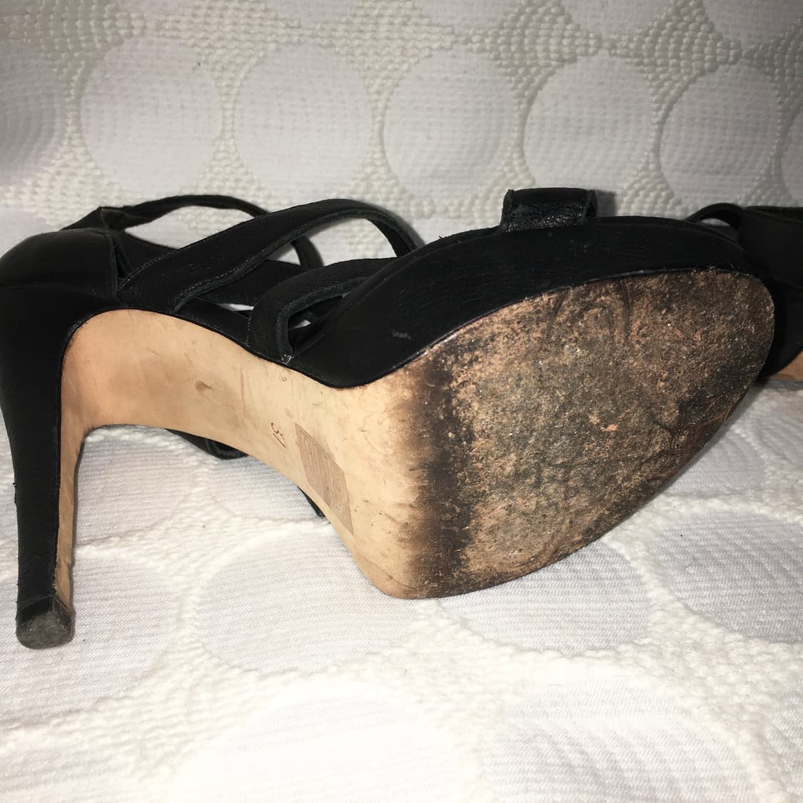 비비안 웨스트우드 레이스업 레더 펌프스 힐 상품이미지7