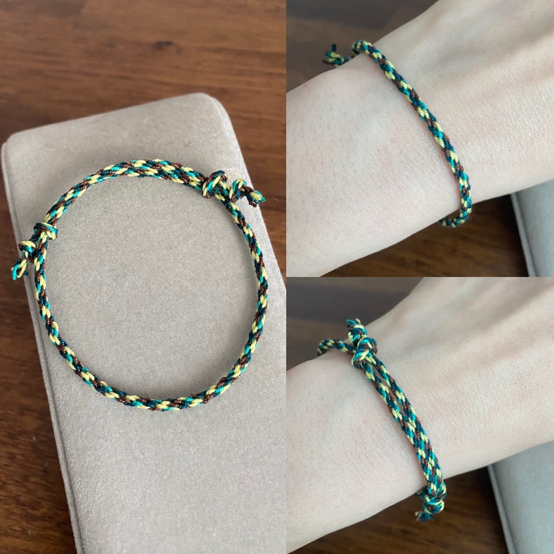 마크라메 유기농코튼 실팔찌 세트(M) 상품이미지5