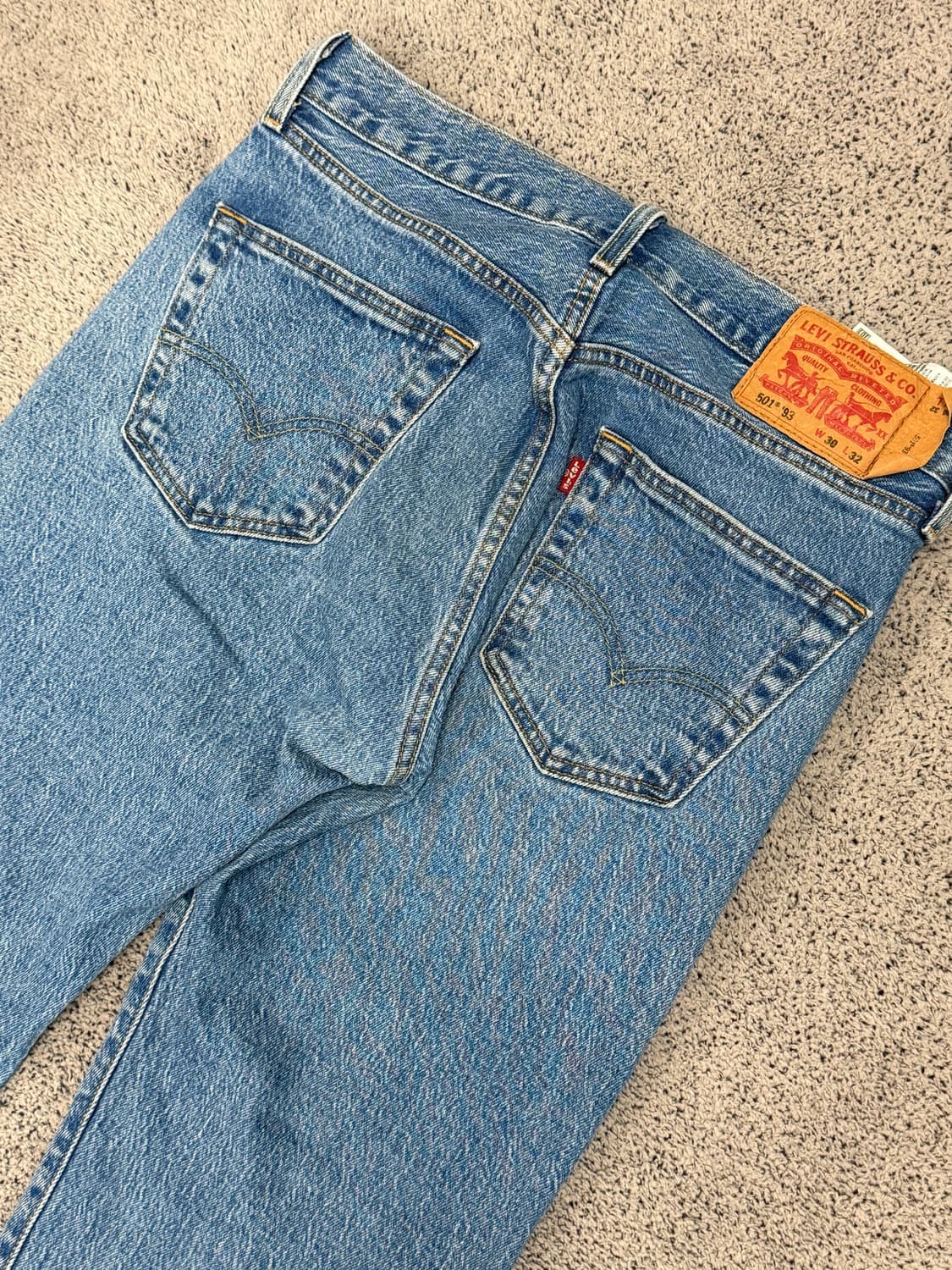 (30/32) 리바이스 93 501 연청 데님 팬츠 상품이미지7