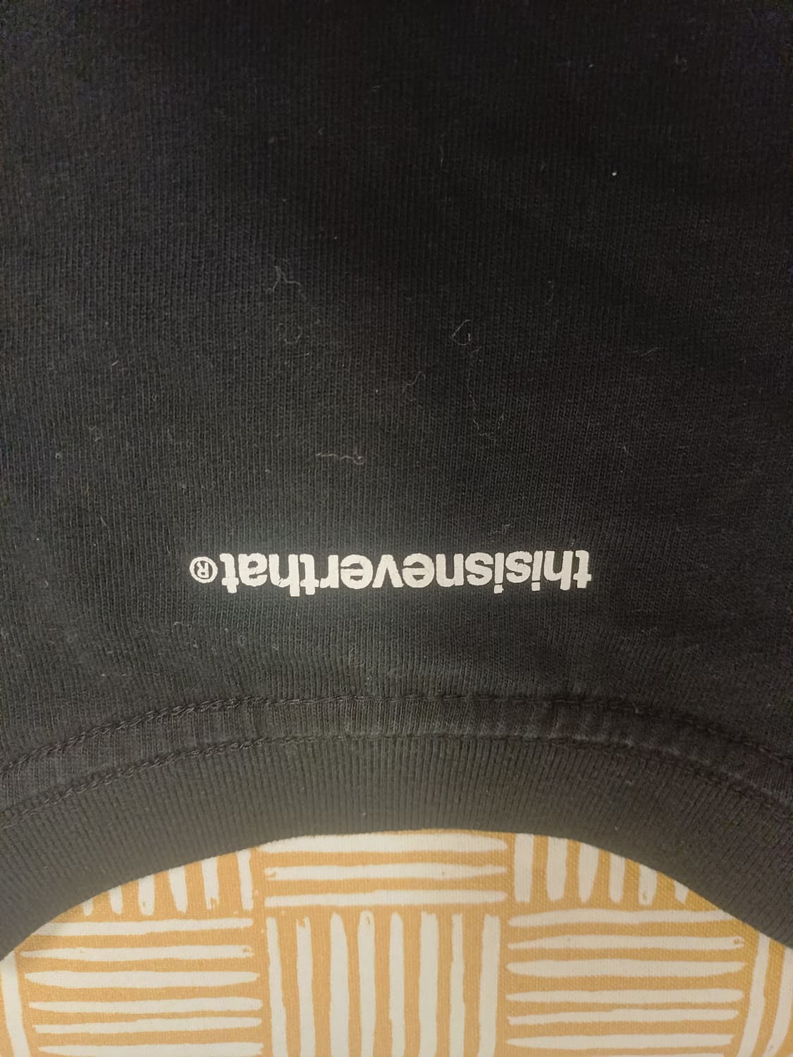 디스이즈네버댓 롱슬리브 티셔츠 블랙 L 상품이미지4