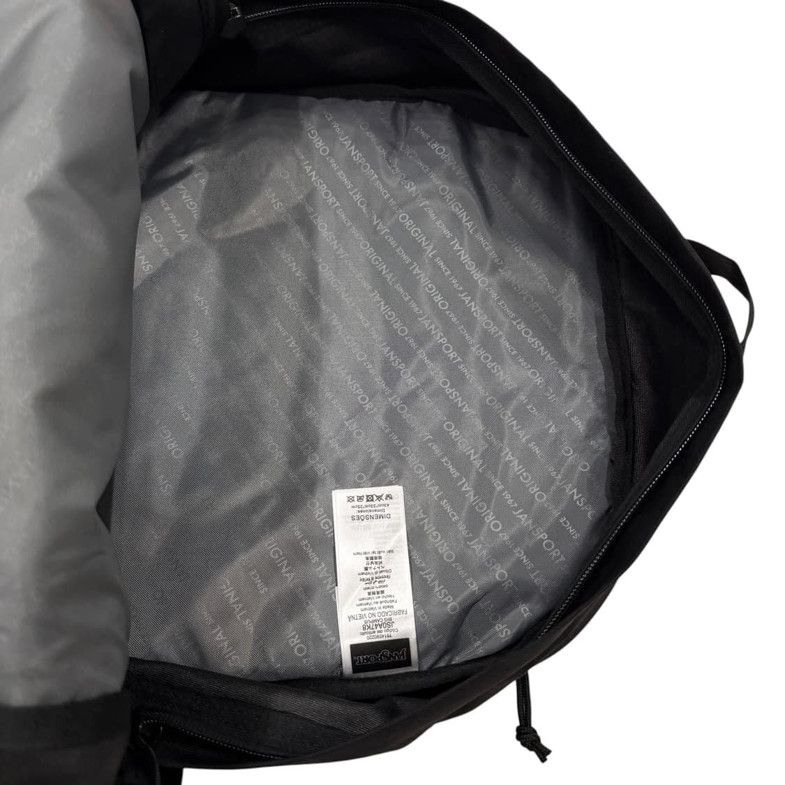 잔스포츠 빈티지 빅캠퍼스 메쉬 포켓 블랙 백팩 가방 상품이미지5