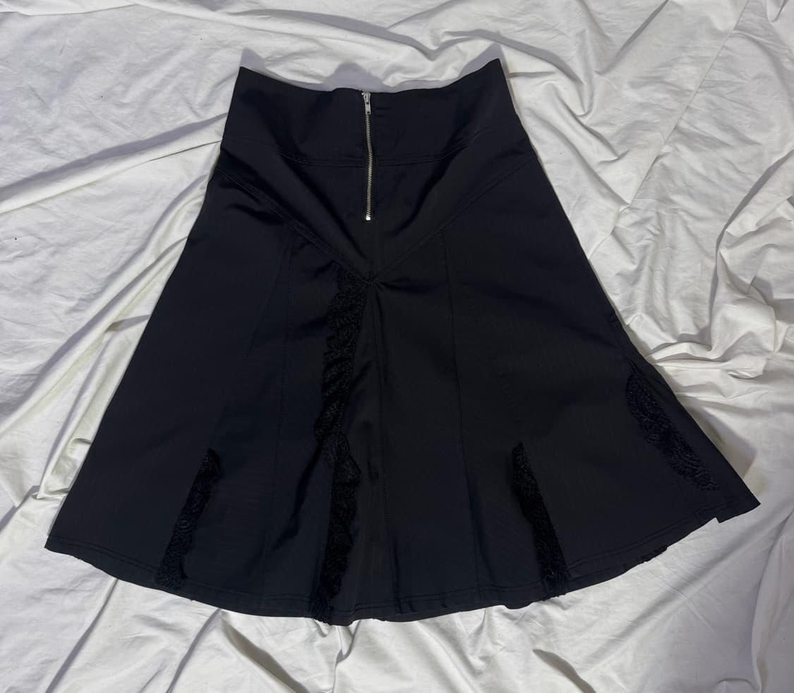 Ozz oneste 스터드 레이스 업 스커트 y2k 고딕 로리타 오즈온 상품이미지6