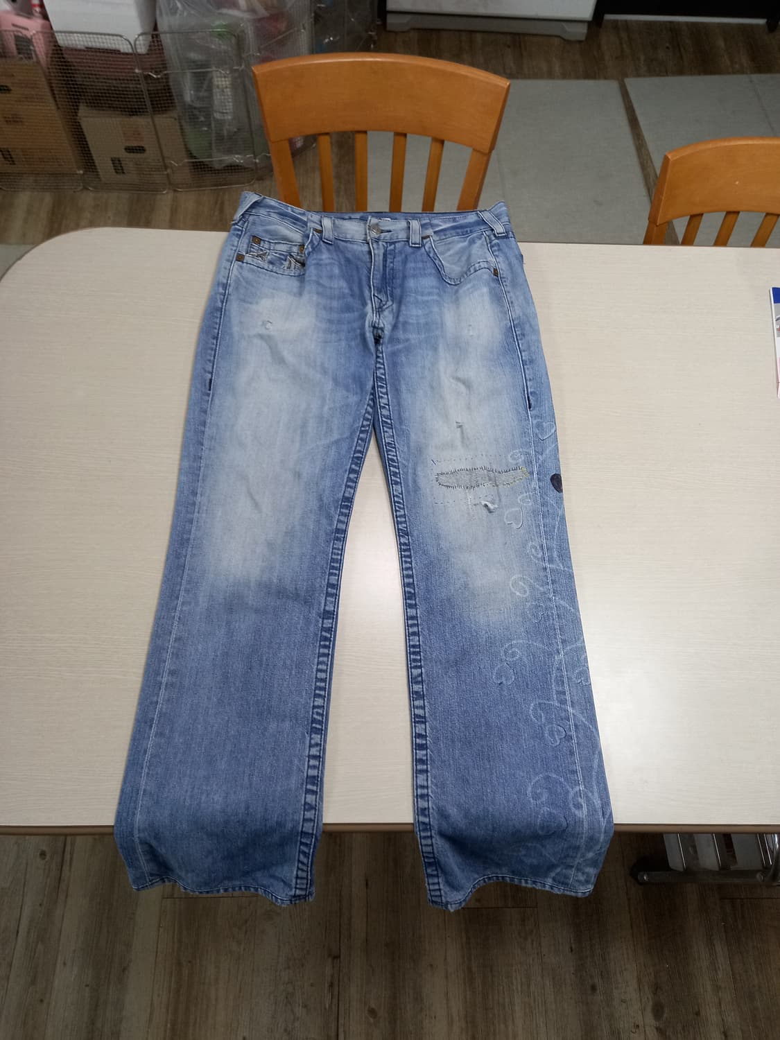 35-36 트루릴리젼 USA 워싱 일자진 커스텀 36-443 상품이미지1