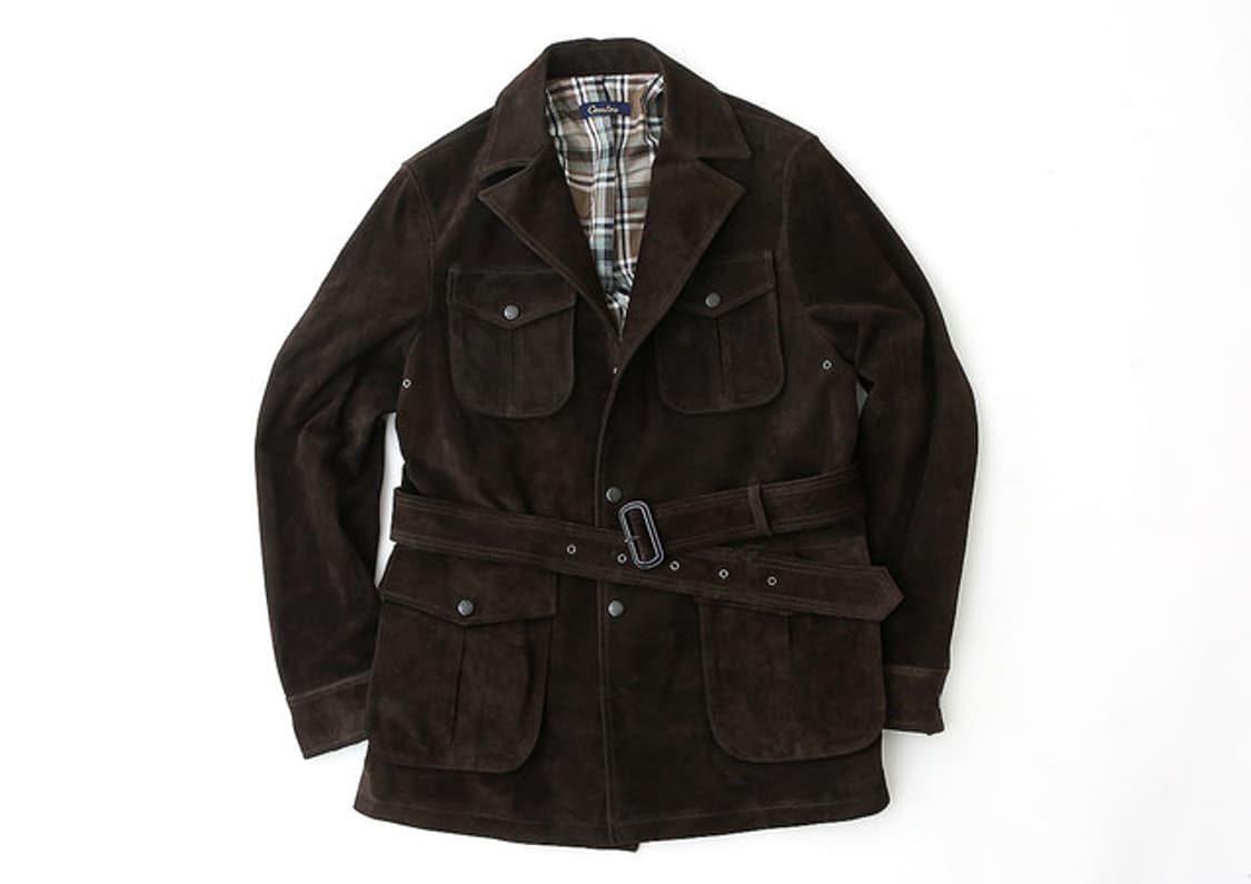 M새상품)첸트로 Centro 남성 스웨이드 자켓 CT-C12 상품이미지1