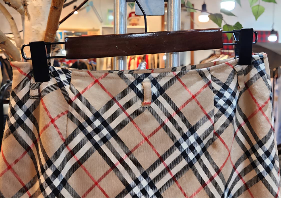 24-25) BURBERRYS 버버리 블루라벨 노바 체크 빈티지 스커트 상품이미지6