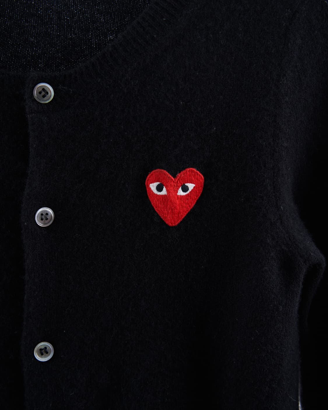 Comm des Garcons 레드 와펜 울 가디건 상품이미지3