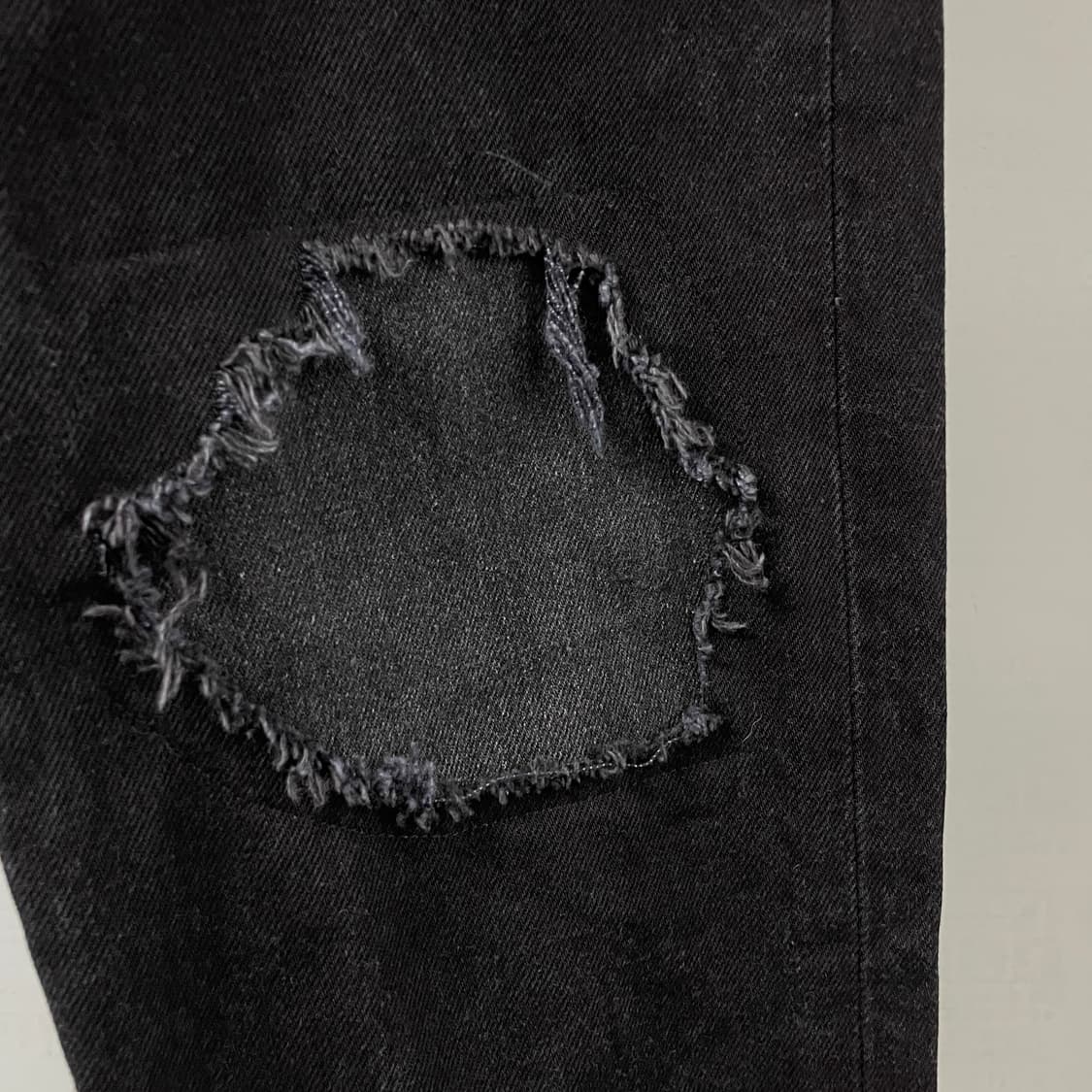 TRANSFERENCE 흑청 데님 팬츠 -(W) 상품이미지4