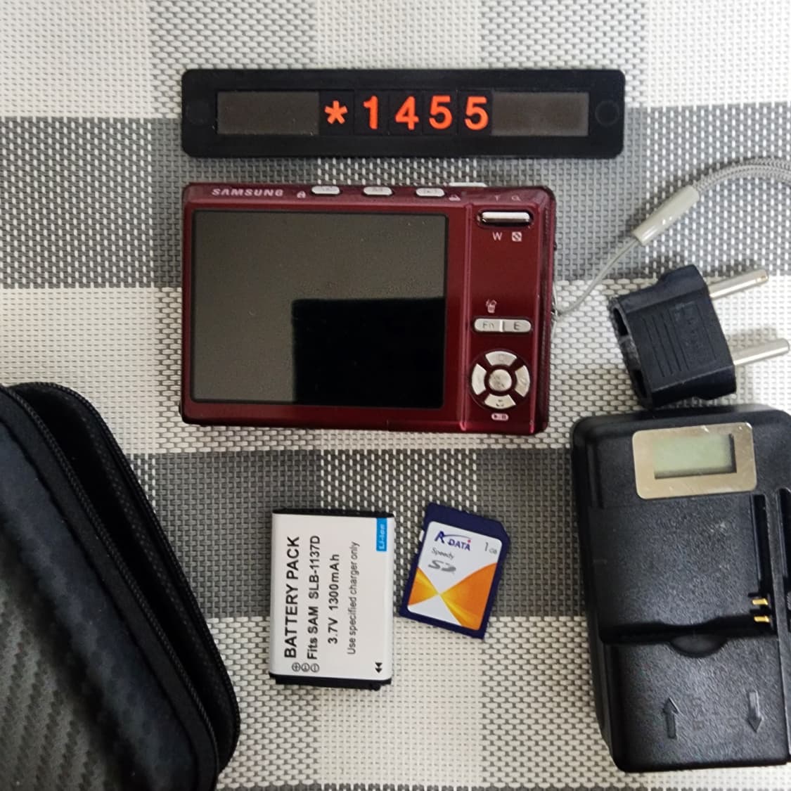 삼성 블루 i85 디지털카메라 레드 파우치포함 상품이미지3