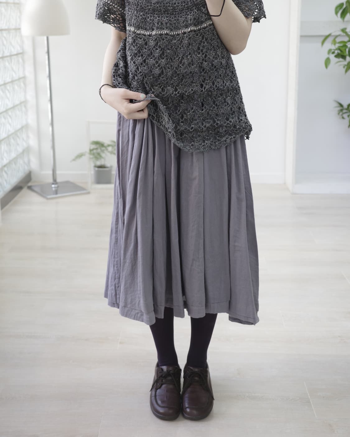 Vintage crochet flower knit 상품이미지4