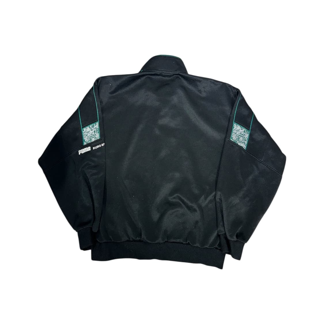 푸마 블랙 그린 로고 트랙탑 져지 상품이미지6