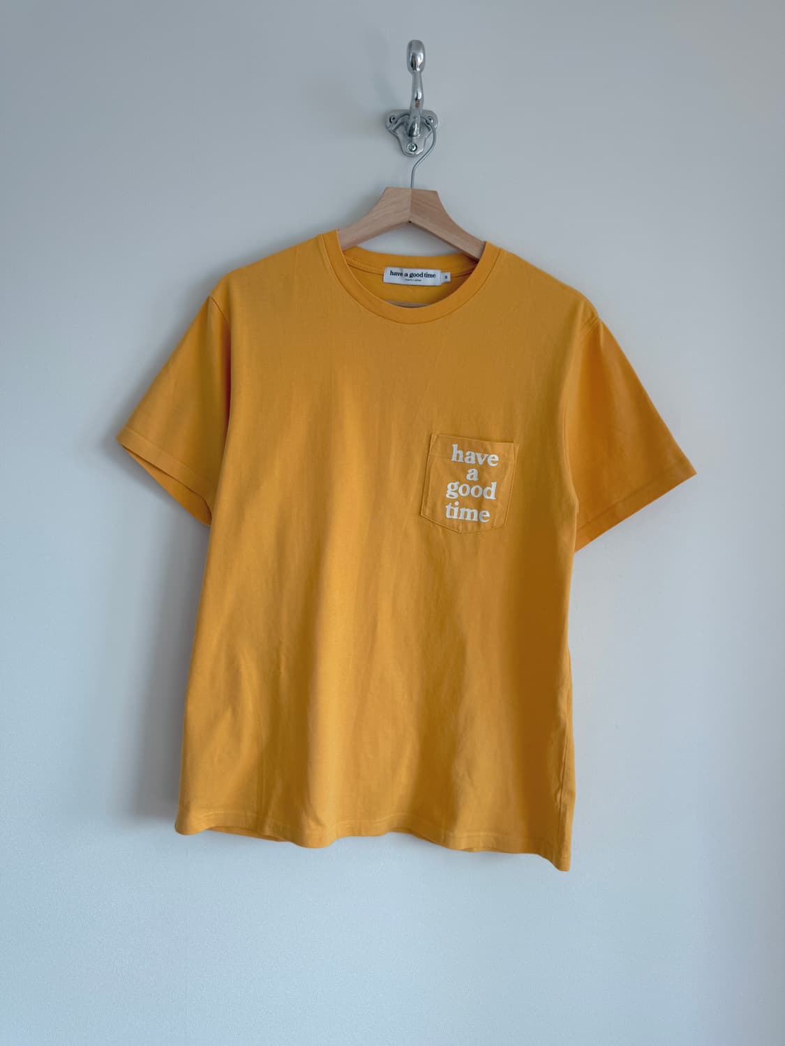 헤브어굿타임(have a good time) 포켓 반팔 티셔츠 상품이미지1