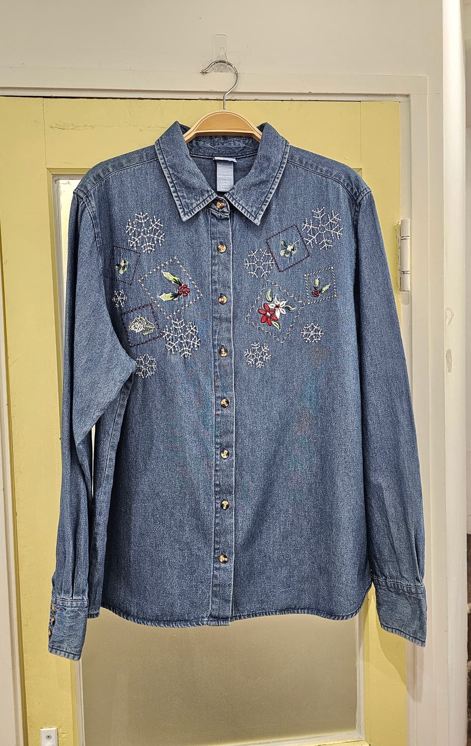 USA Holiday editions 자수 청셔츠 상품이미지1