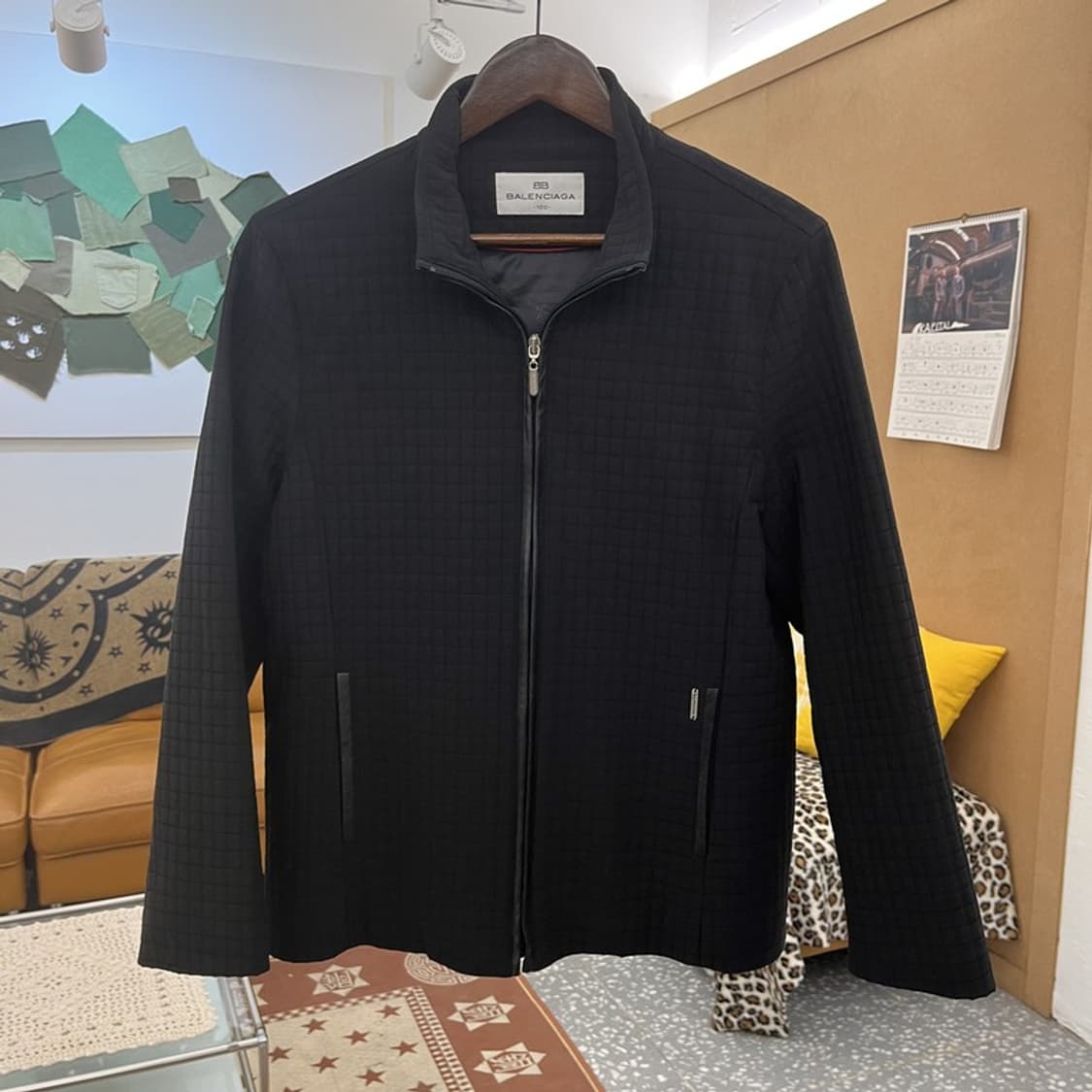 발렌시아가 빈티지 시크 캐주얼 격자 자켓 100 C10120 상품이미지3