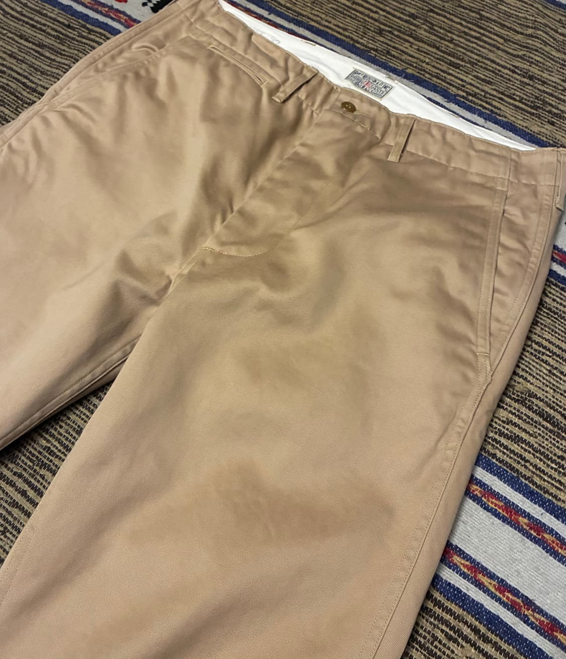 (32)버즈릭슨 밀리터리 오리지널 스펙 코튼 치노팬츠 워시 카멜 상품이미지3
