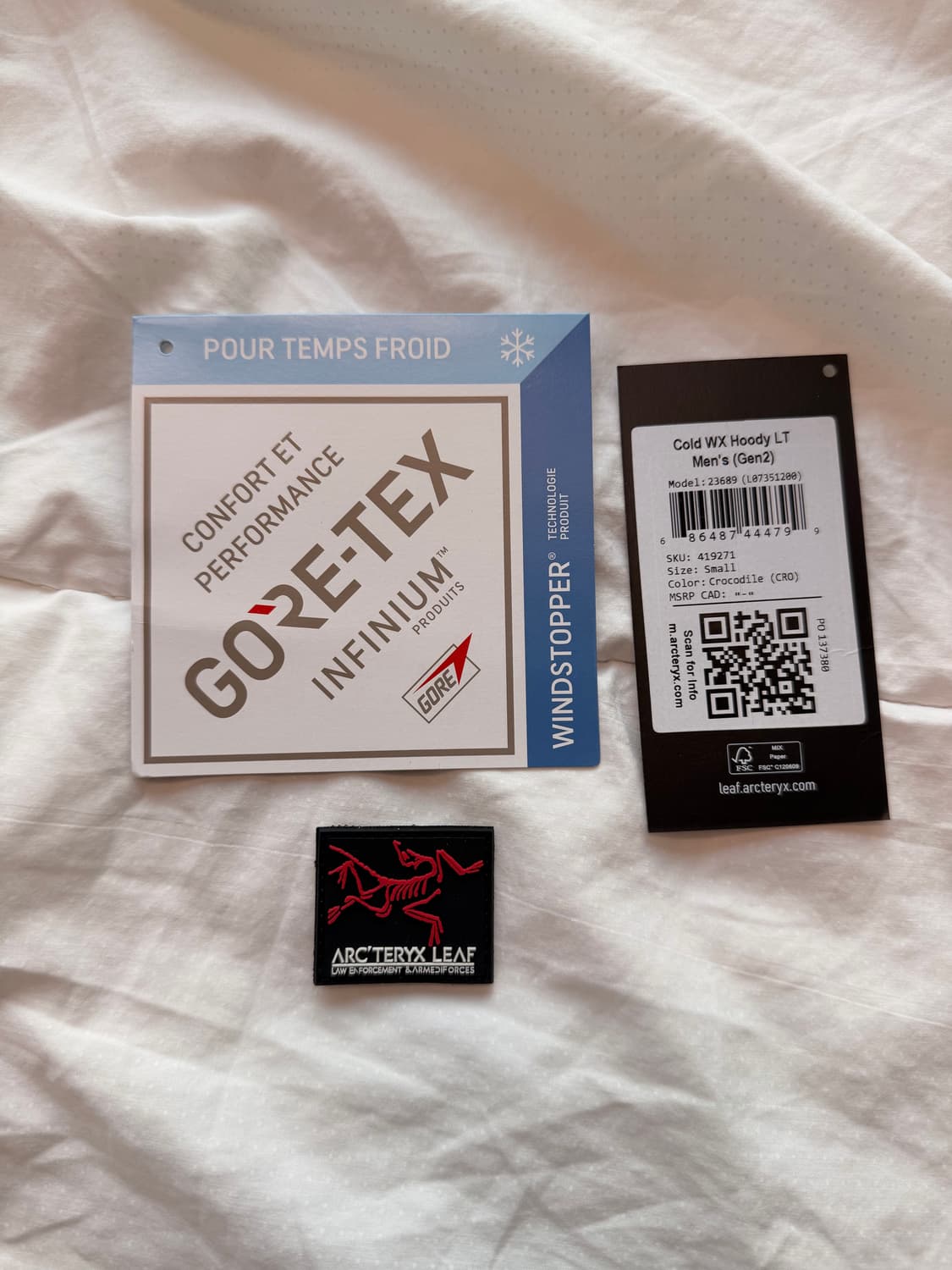 아크테릭스 리프콜드 WX 후디 LT 젠 2 크로커다일 상품이미지10