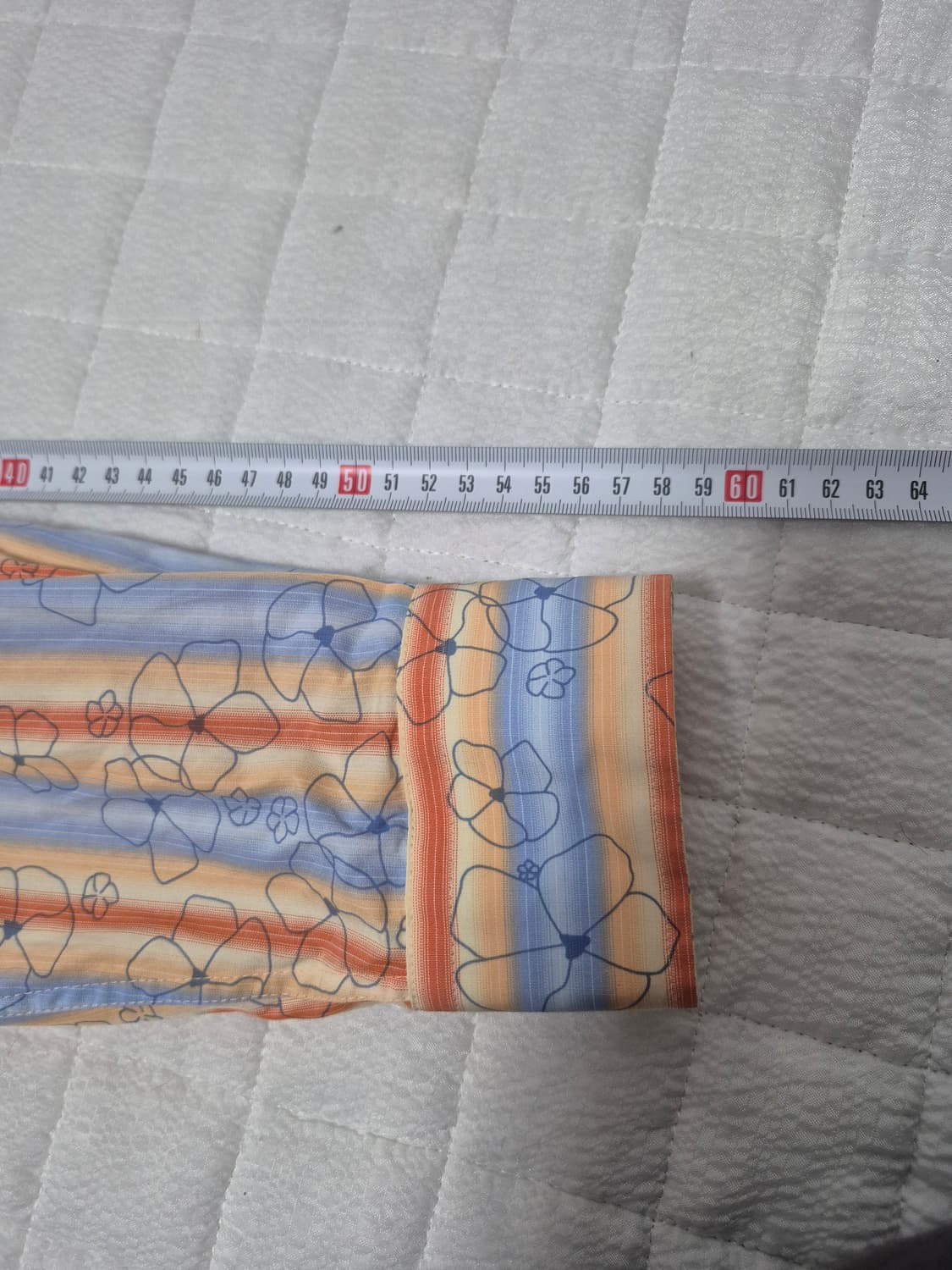 에스티듀퐁 스트라이프 꽃무늬 긴팔 셔츠 남성 100사이즈 상품이미지9