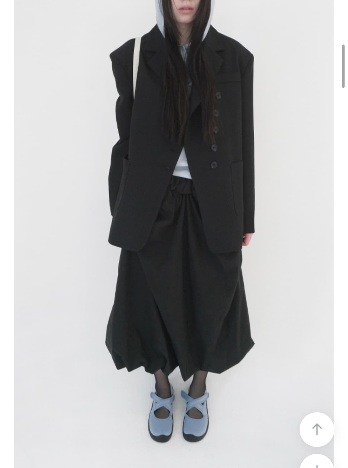 에프터먼데이 porter unbalance jacket 베이지 상품이미지1